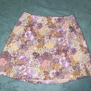 Altar’d state floral mini skirt